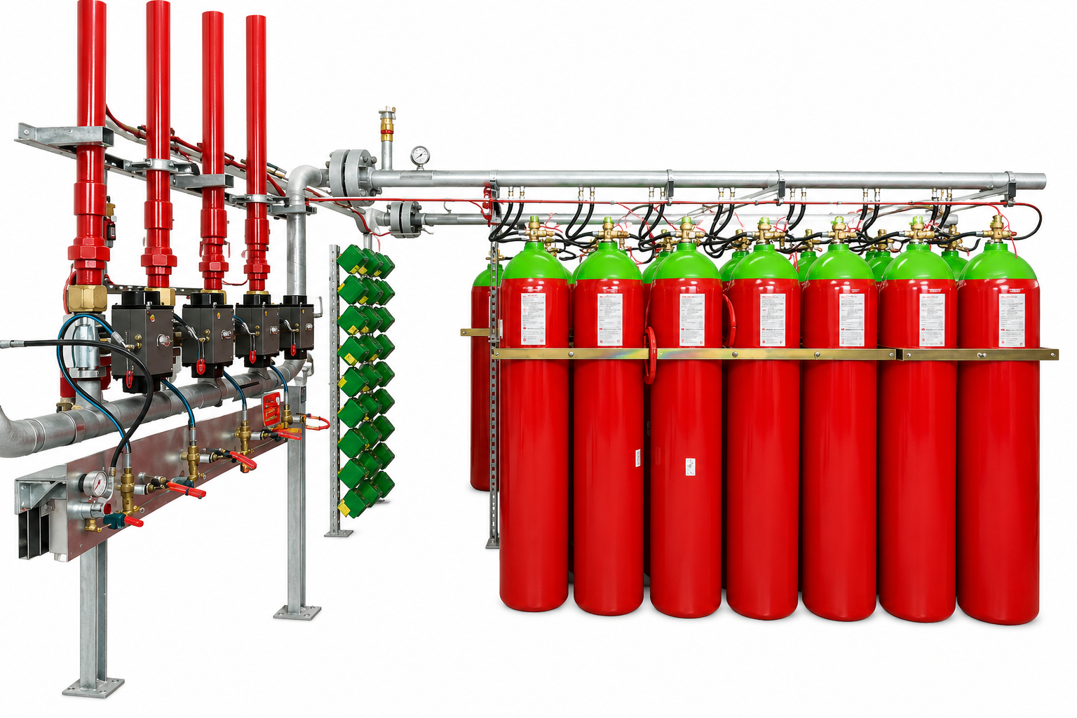 Gas Fire Suppression Cylinder